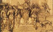 Lorenzo Ghiberti Isaac Sends Esau to Hunt oil painting artist